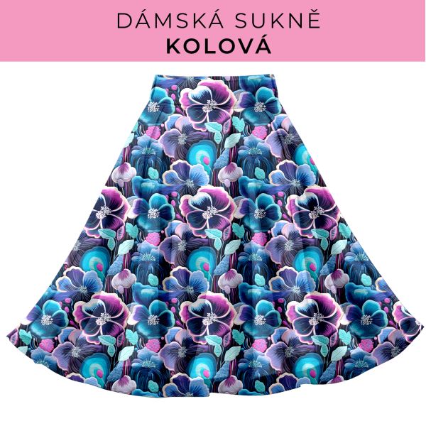 DÁMSKÝ střih - Kolová sukně