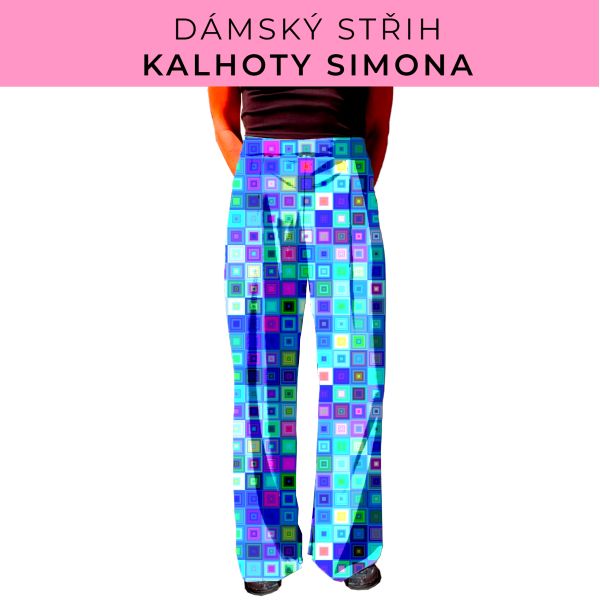 Dámský střih - kalhoty Simona