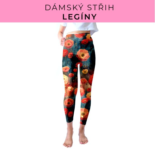 DÁMSKÝ střih - legíny SPORT - SLIM FIT