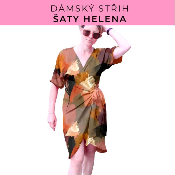 Dámský střih na šaty  Helena