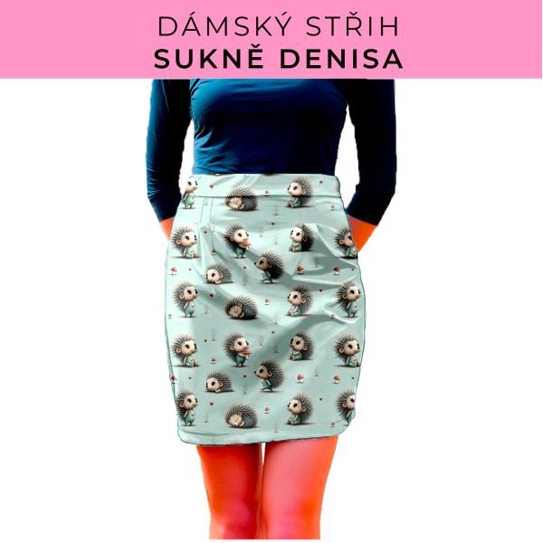 Dámský střih - Dámská sukně Denisa