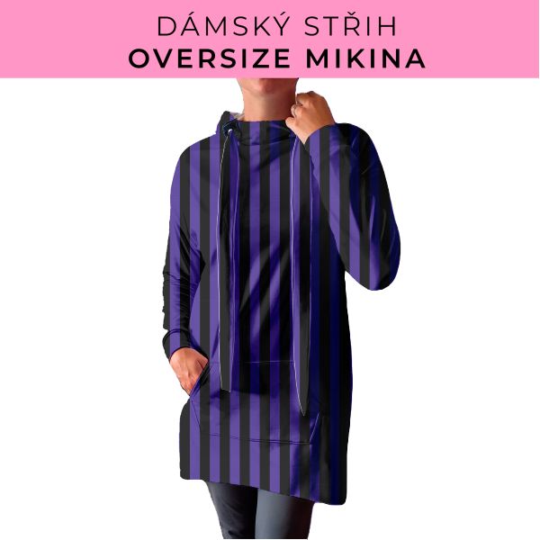 DÁMSKÝ střih - Oversize mikina