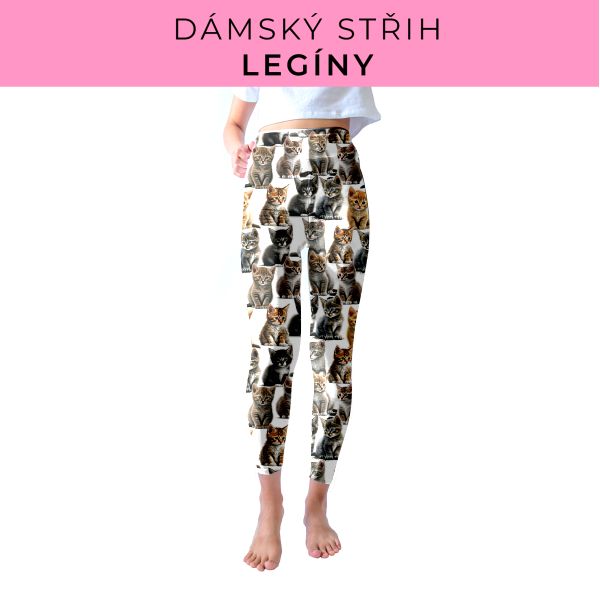 DÁMSKÝ střih - legíny SPORT - SLIM FIT