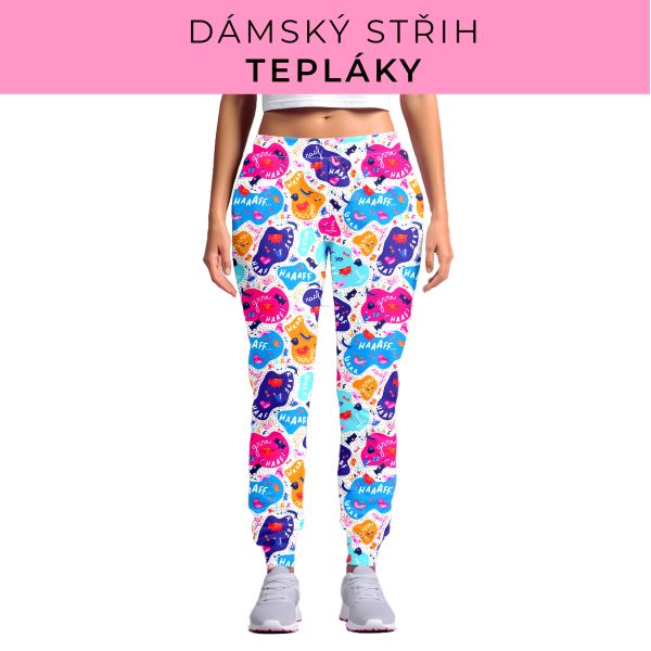 DÁMSKÝ střih - tepláky