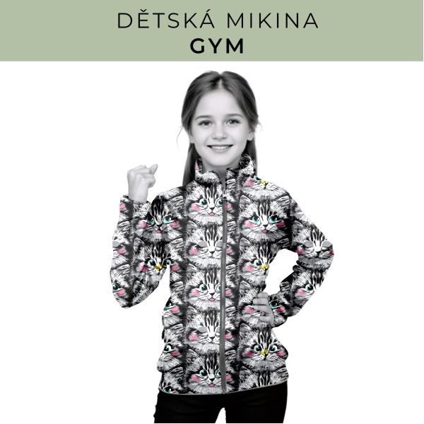 Dětská střih - mikina GYM