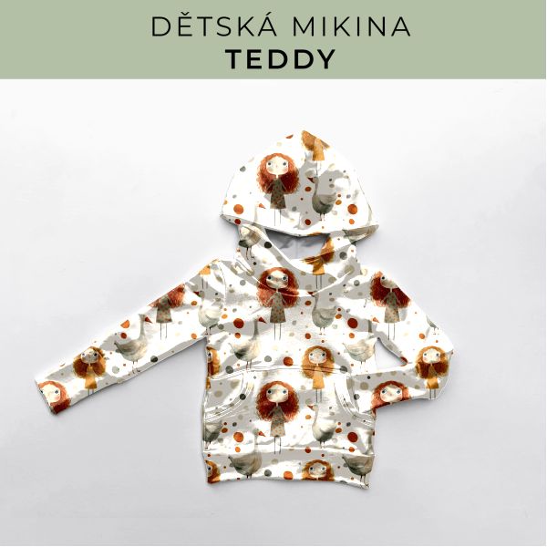 DĚTSKÝ střih - Mikina Teddy