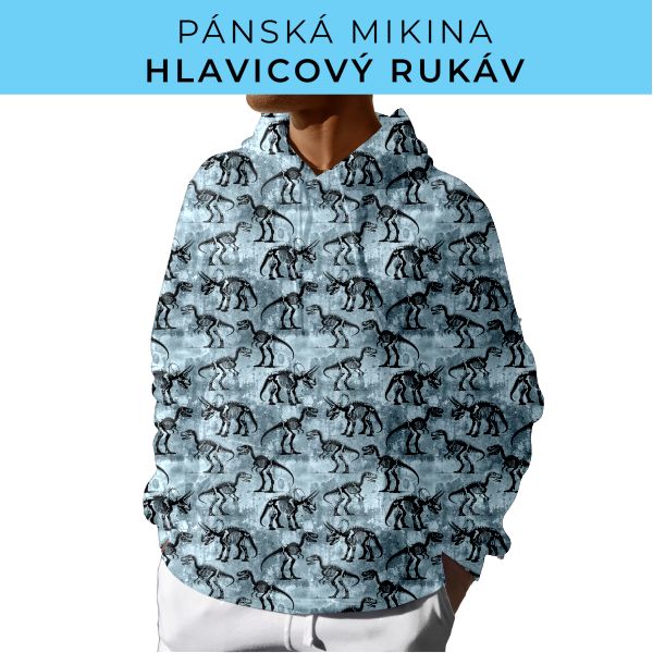 PÁNSKÝ střih - mikina s kapucí