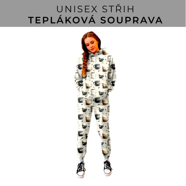 DÁMSKÝ střih - SET mikina a tepláky 