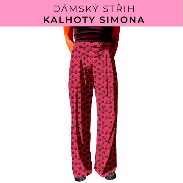 Dámský střih - kalhoty Simona