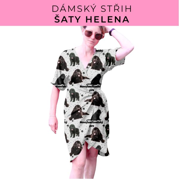 Dámský střih na šaty  Helena