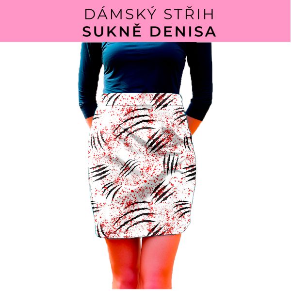 Dámský střih - Dámská sukně Denisa
