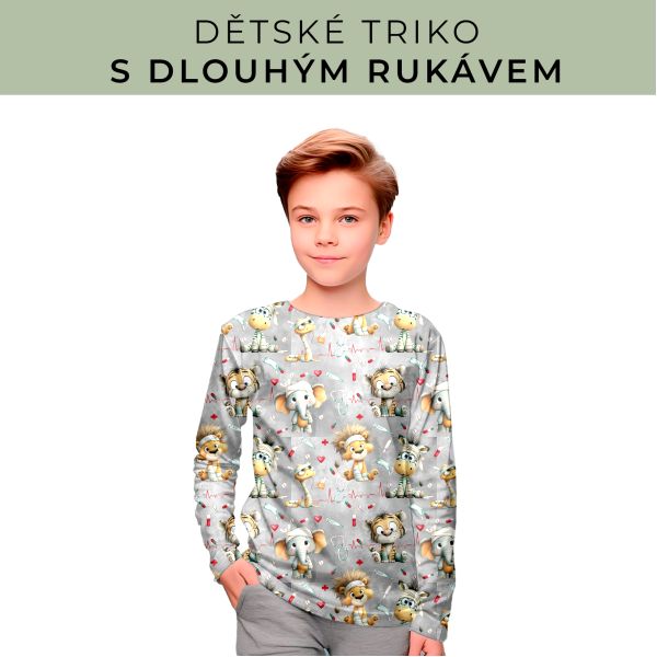 DĚTSKÝ střih - triko dlouhý rukáv