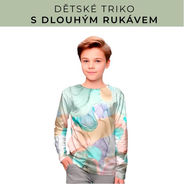 DĚTSKÝ střih - triko dlouhý rukáv