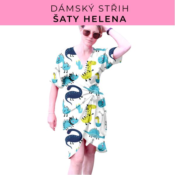 Dámský střih na šaty  Helena