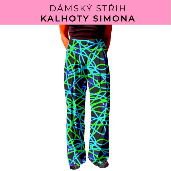 Dámský střih - kalhoty Simona