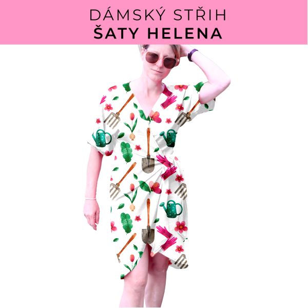 Dámský střih na šaty  Helena