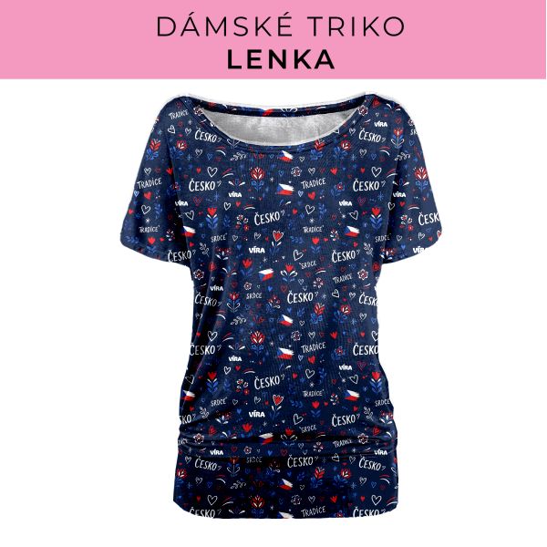 DÁMSKÝ střih - Triko Lenka