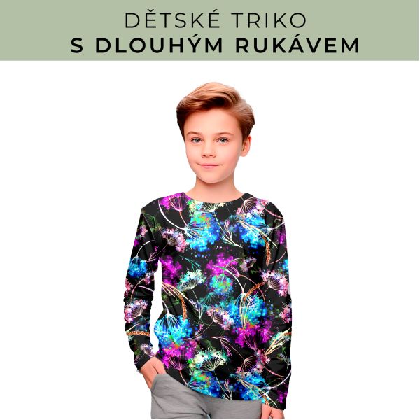 DĚTSKÝ střih - triko dlouhý rukáv