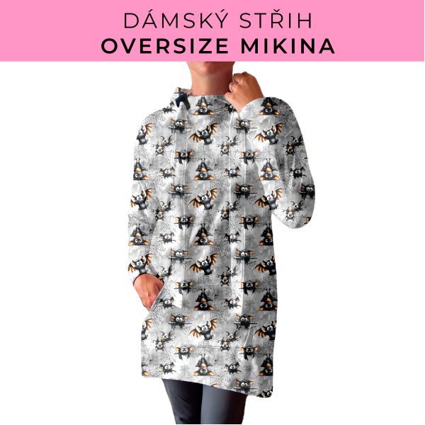 DÁMSKÝ střih - Oversize mikina