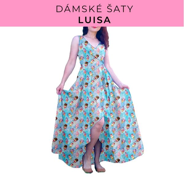 DÁMSKÝ střih - šaty Luisa