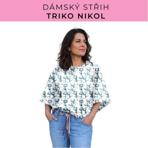 Dámský střih -  triko Nikol