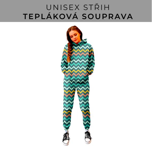 DÁMSKÝ střih - SET mikina a tepláky 