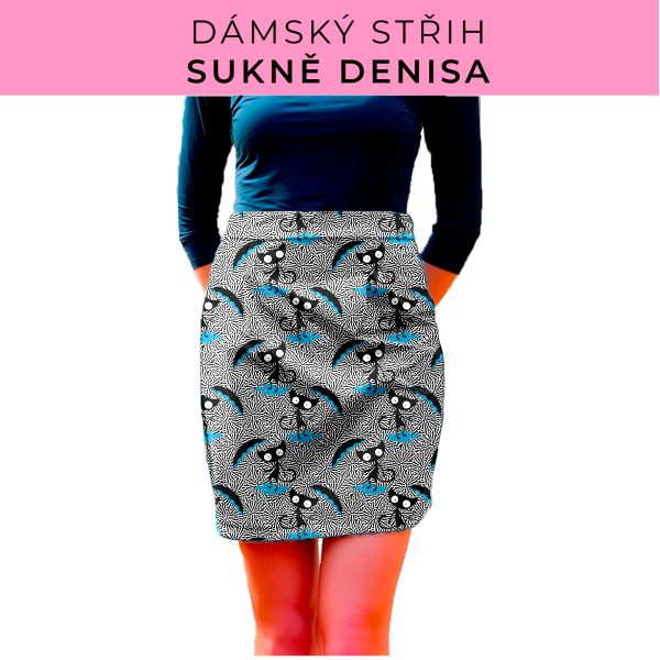 Dámský střih - Dámská sukně Denisa