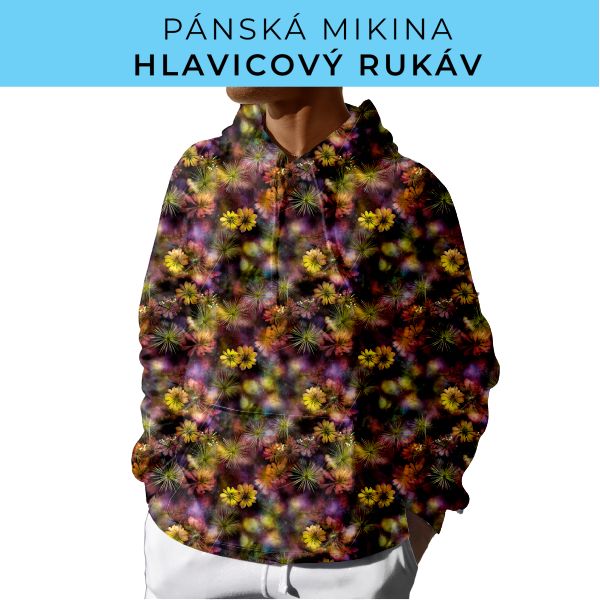 PÁNSKÝ střih - mikina s kapucí