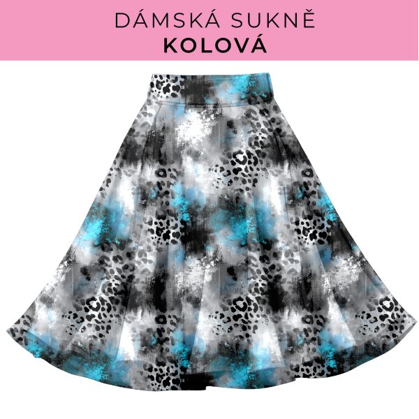 DÁMSKÝ střih - Kolová sukně