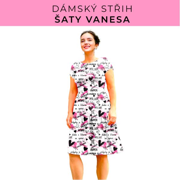 Dámský střih šaty Vanesa