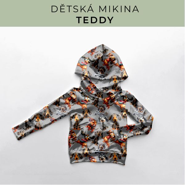 DĚTSKÝ střih - Mikina Teddy