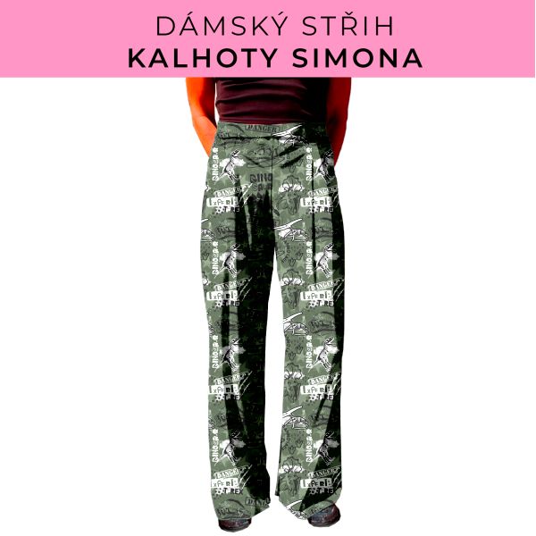 Dámský střih - kalhoty Simona
