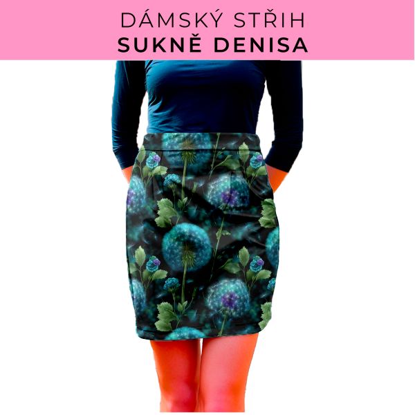 Dámský střih - Dámská sukně Denisa