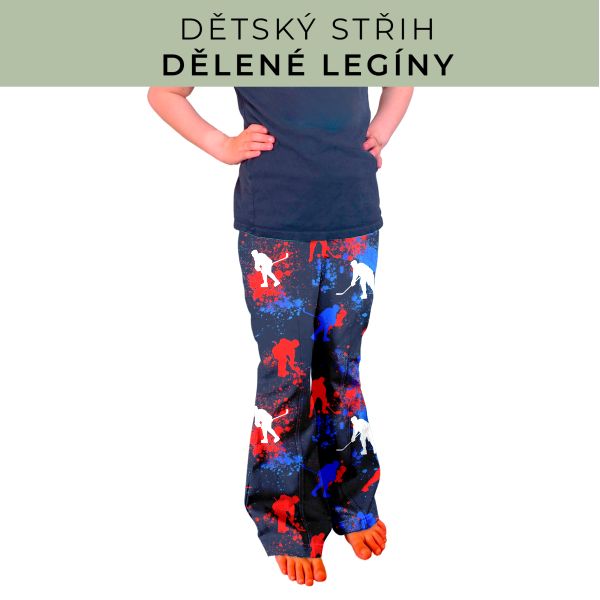 Dětský střih - Dělené legíny