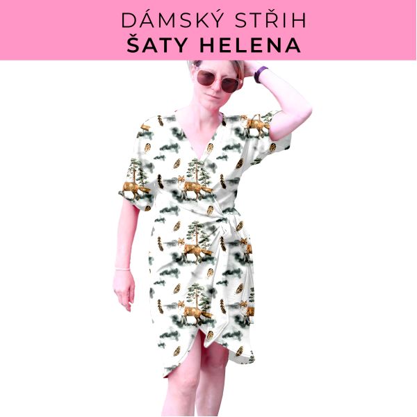Dámský střih na šaty  Helena