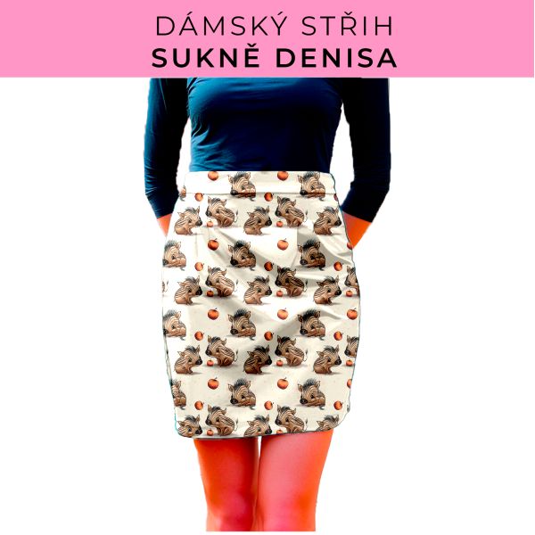 Dámský střih - Dámská sukně Denisa