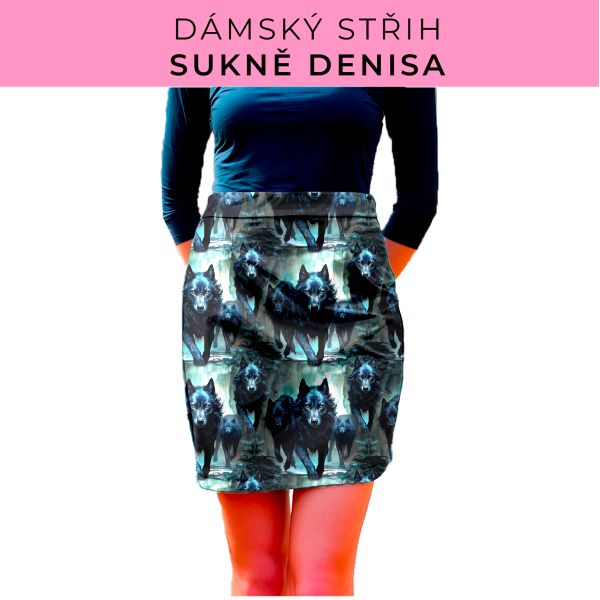 Dámský střih - Dámská sukně Denisa