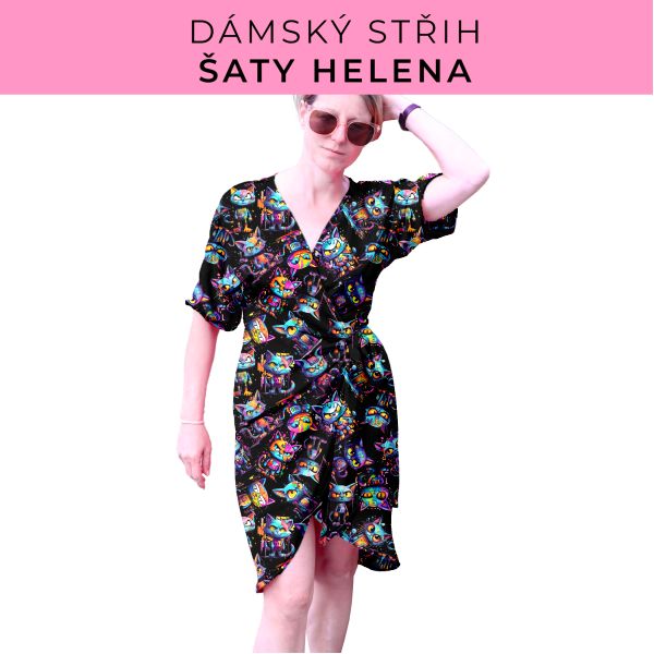 Dámský střih na šaty  Helena