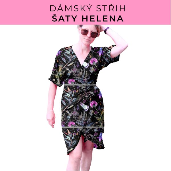 Dámský střih na šaty  Helena