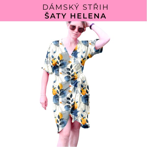 Dámský střih na šaty  Helena