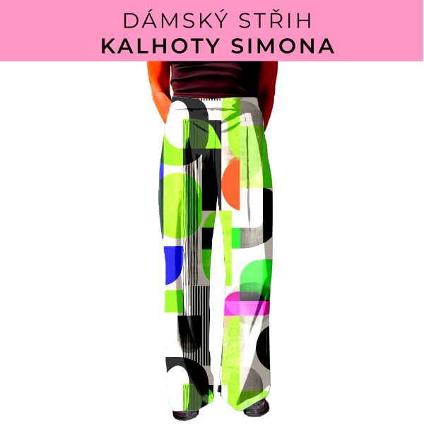 Dámský střih - kalhoty Simona