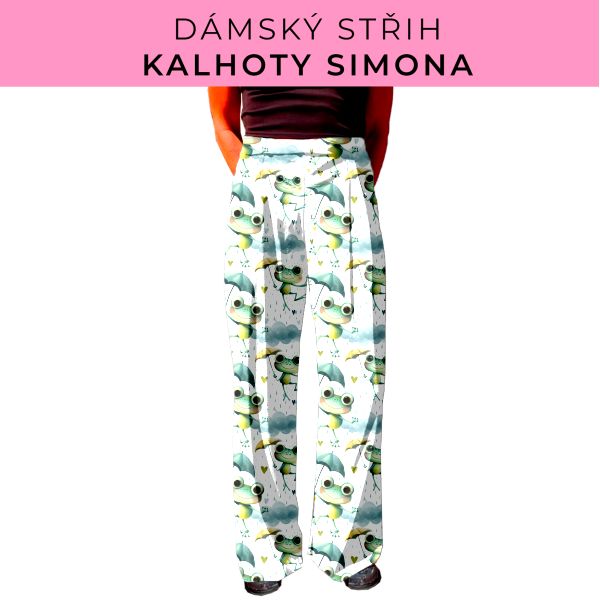 Dámský střih - kalhoty Simona