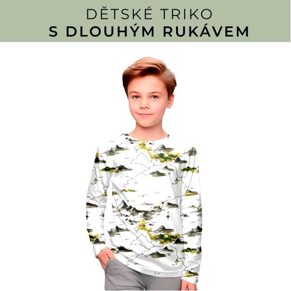 DĚTSKÝ střih - triko dlouhý rukáv
