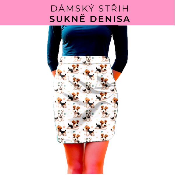 Dámský střih - Dámská sukně Denisa