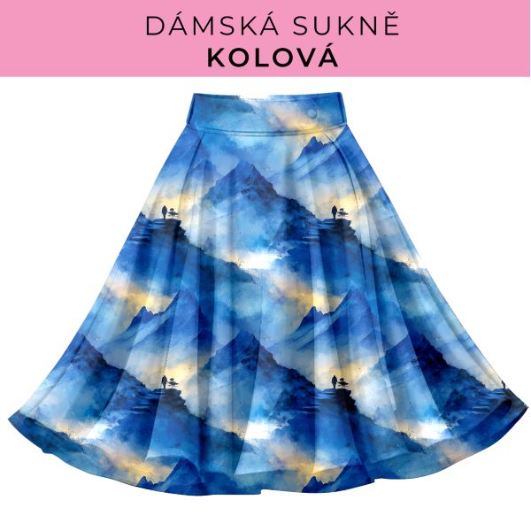 DÁMSKÝ střih - Kolová sukně