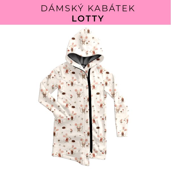 DÁMSKÝ střih - Kabátek Lotty