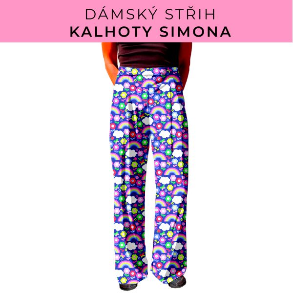 Dámský střih - kalhoty Simona