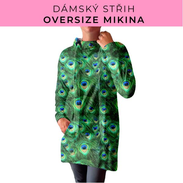 DÁMSKÝ střih - Oversize mikina