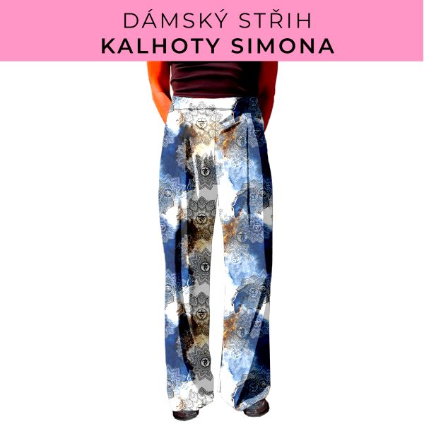 Dámský střih - kalhoty Simona