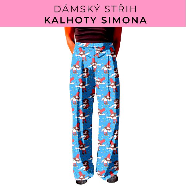 Dámský střih - kalhoty Simona